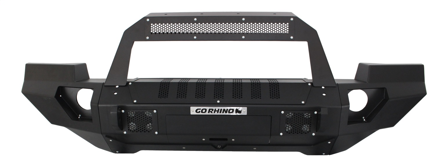BRJ40 Front Bumper and Full End Caps with Rockline Light Mount Bar 230120101T