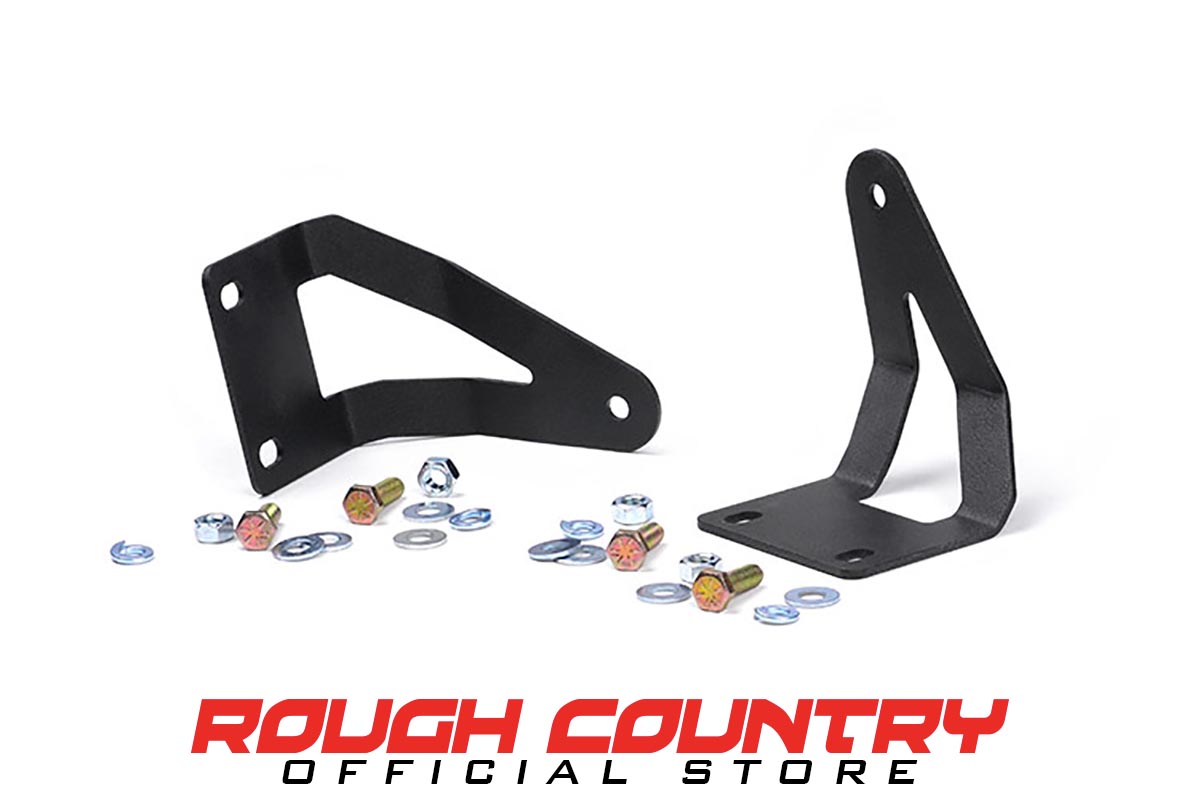 20-inch Single or Dual Row LED Light Bar Hidden Bumper Mounting Brackets 70522