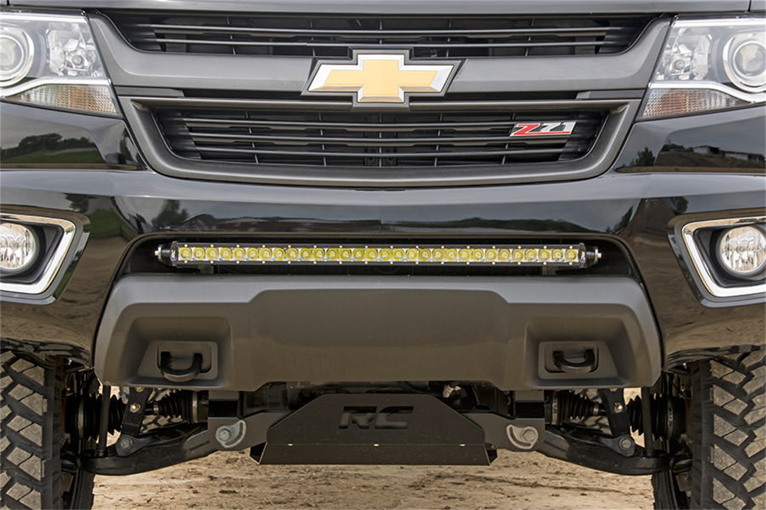 30-inch Single Row LED Light Bar Hidden Bumper Mount 70536