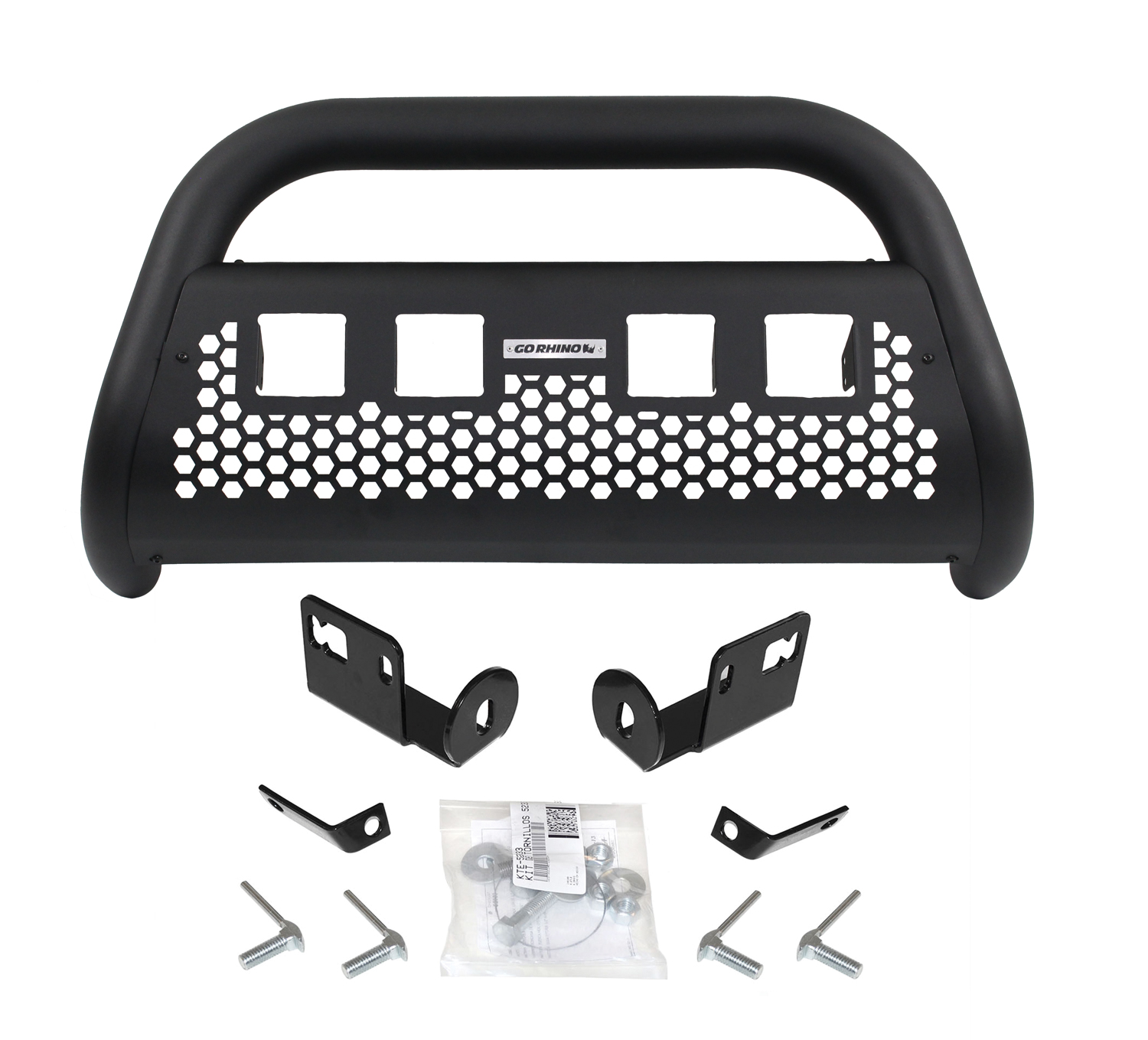 RC2 LR - 4 lights - Complete kit: Front guard + Brackets 55664T
