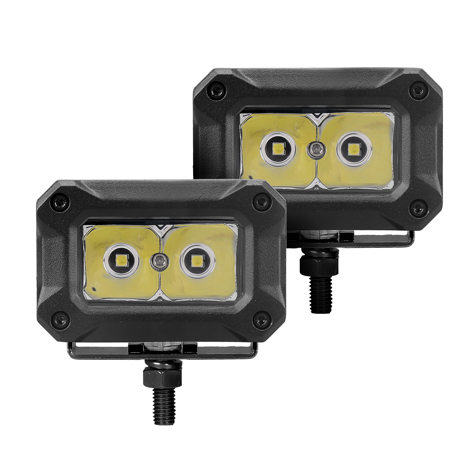 Bright Series Lights - Pair of 3x2 Rectangle LED Spot Light Kit 751003023SBS