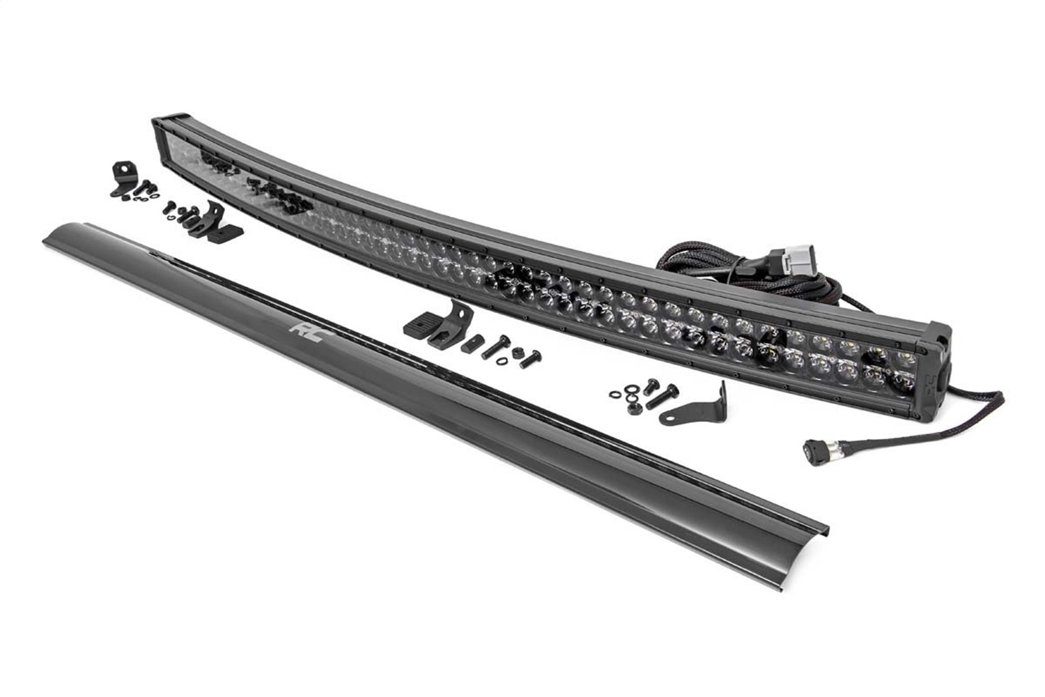 50-inch Curved Cree LED Light Bar - (Dual Row | Black Series w/ Cool White DRL) 72950BD