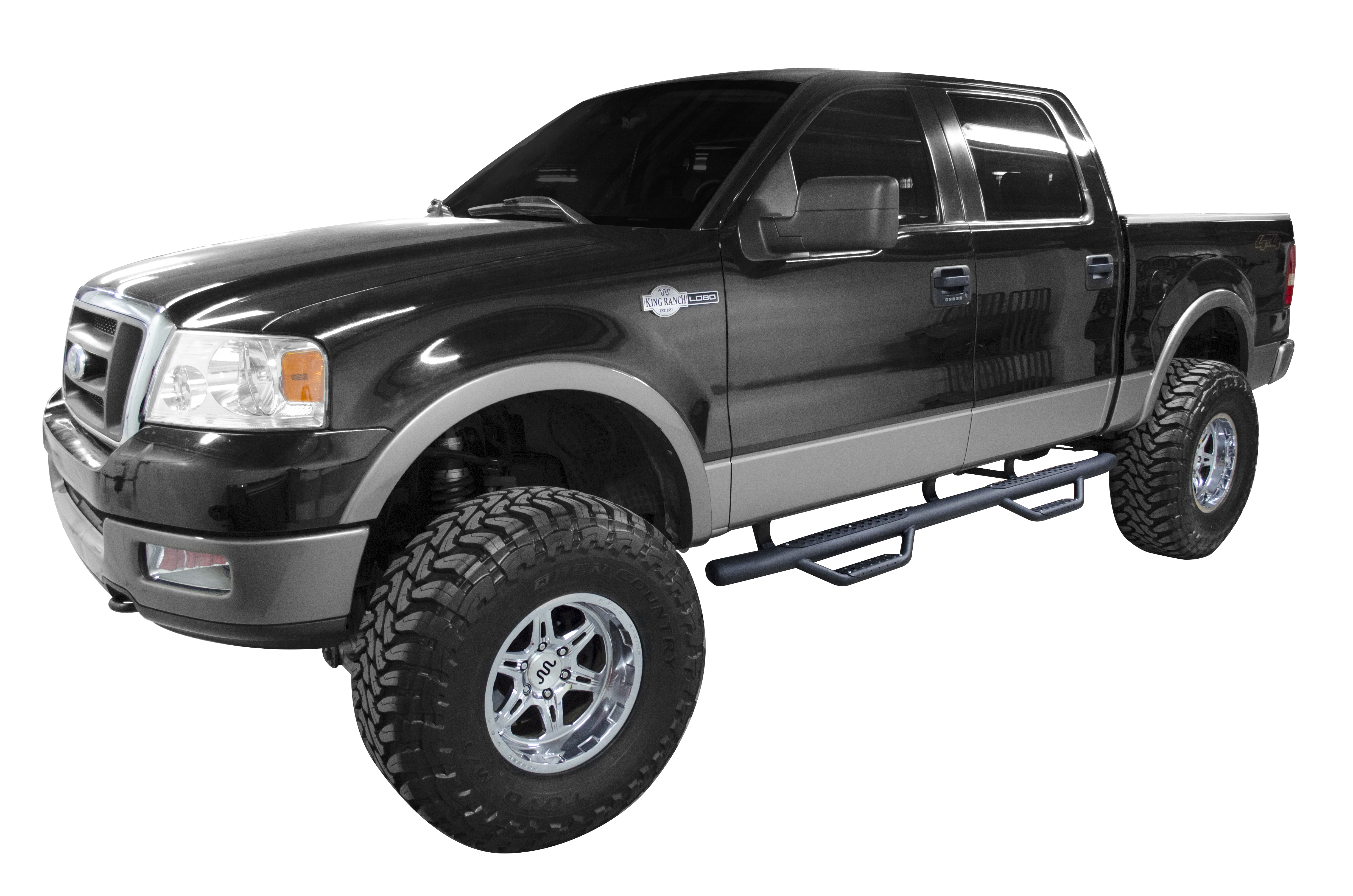 Dominator Classic D2 SideSteps - Cab Length D24150T
