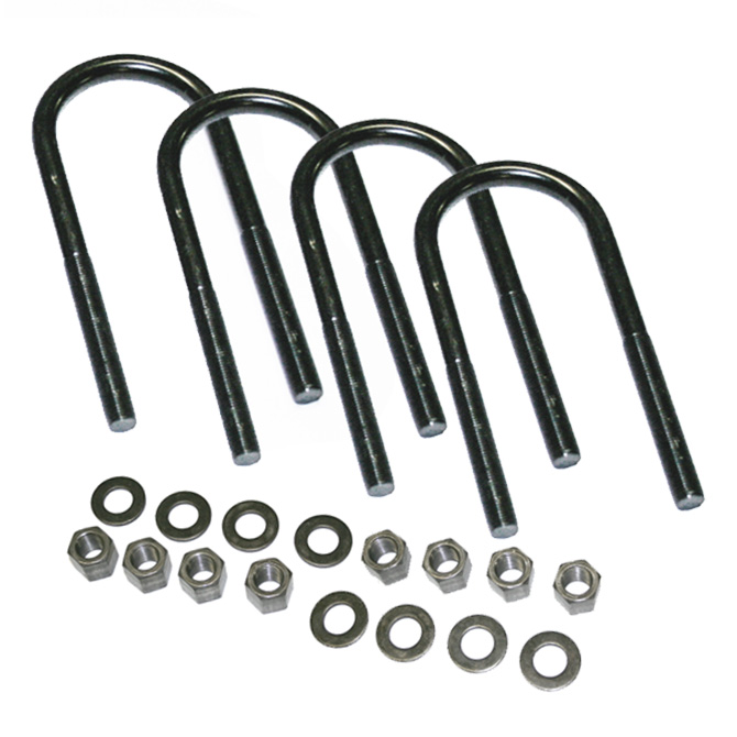 U-Bolt 4 Pack - 9/16 x 3 5/16 x 9 SQ W/HDWR 10334