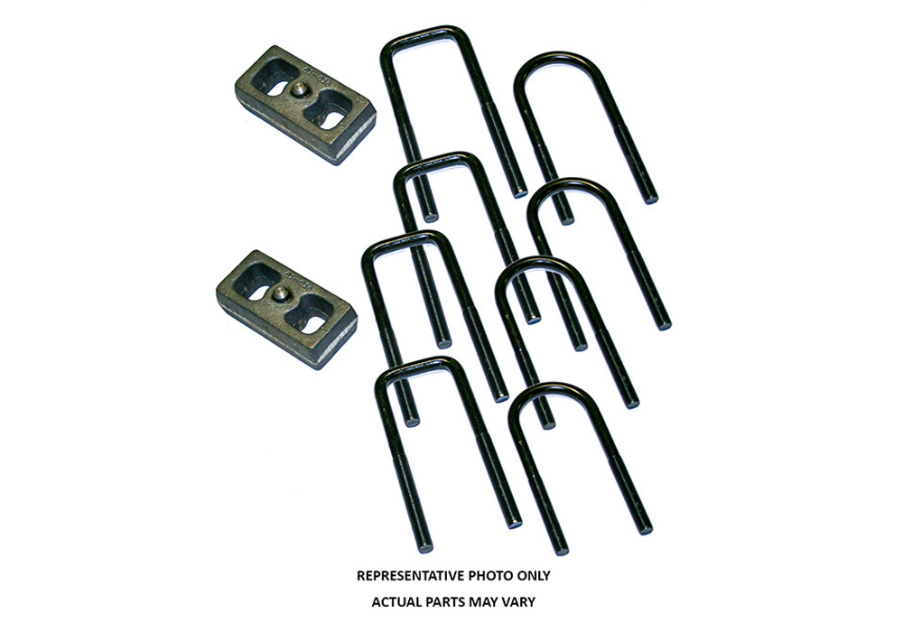 2 inch Rear Block Kit with Top Mounted Overload 9085