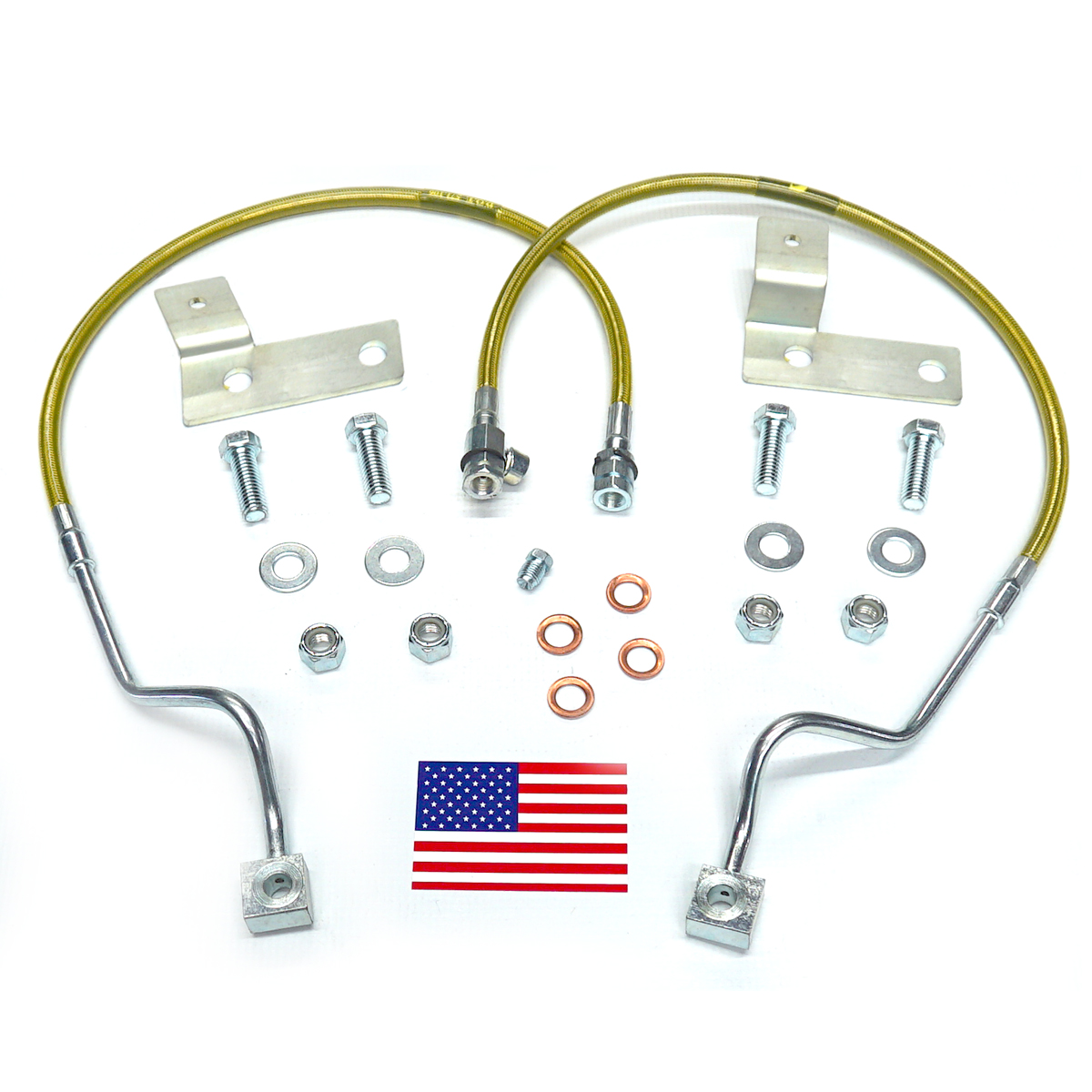 Bullet Proof Brake Hoses - Front 91500