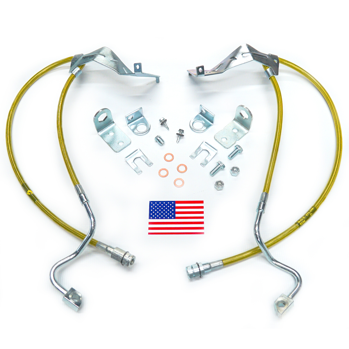Bullet Proof Brake Hoses - Front 91520