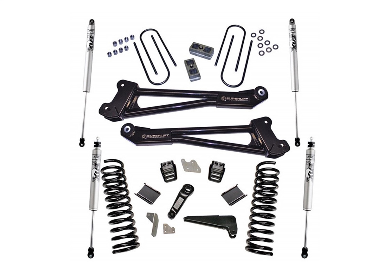 4 inch Lift Kit - Replacement Radius Arms with Fox 2.0 Series Shocks K144F