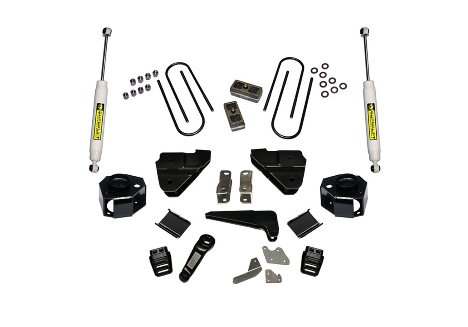 4 inch Lift Kit - with Front Shock Brackets and Superlift Rear Shocks K145
