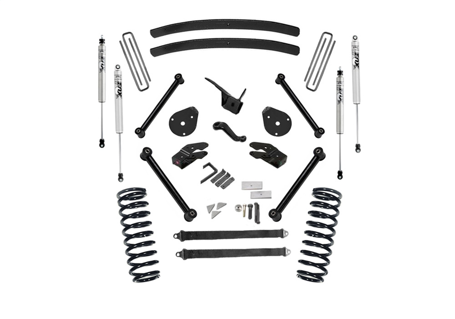5 inch Lift Kit with Fox 2.0 Series Shocks K334F