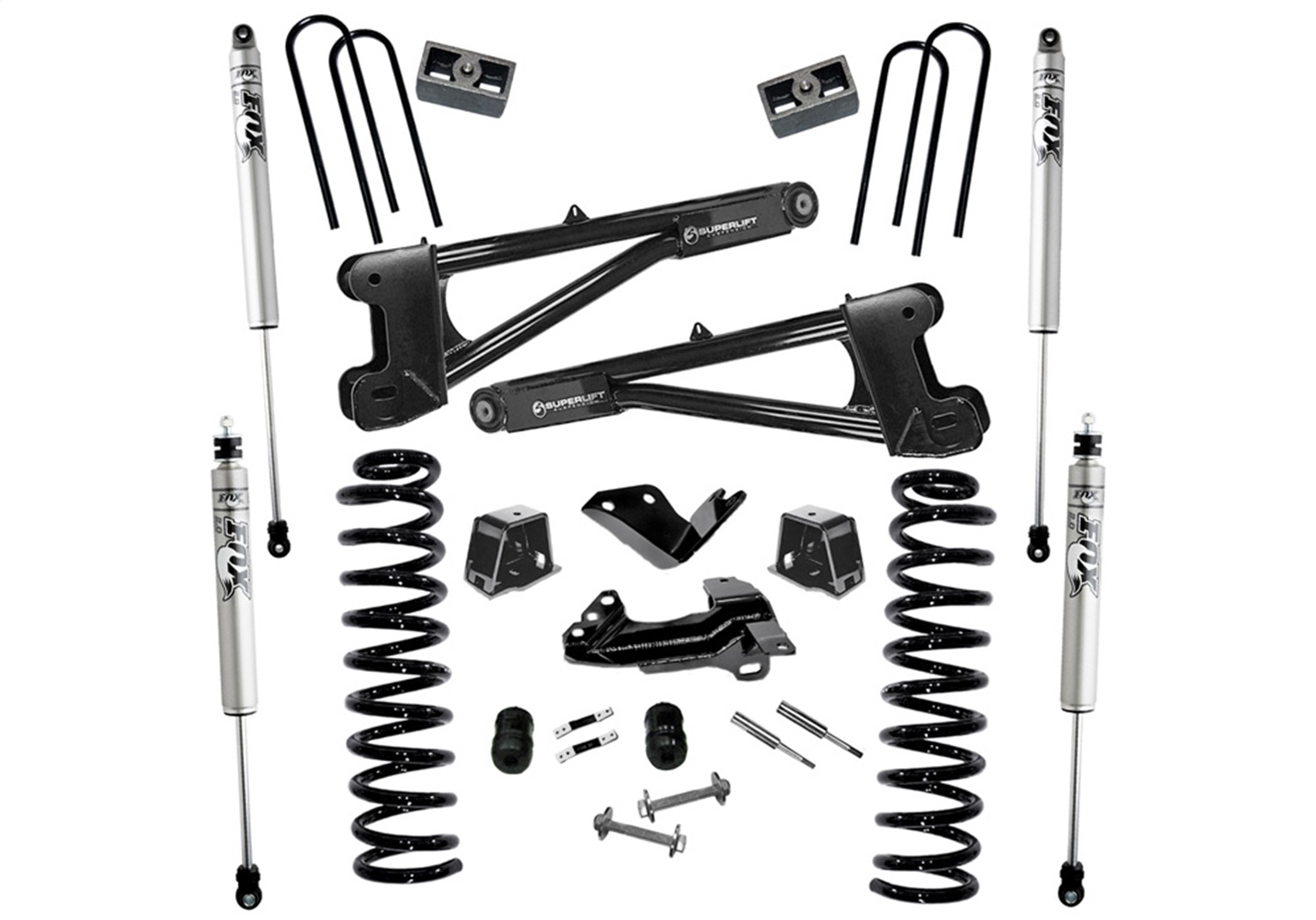 4 inch Lift Kit with Replacement Radius Arms and Fox 2.0 Series Shocks K975F