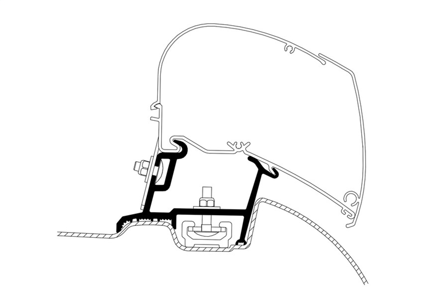 Adapter Mercedes Sprinter with OE Track 301668