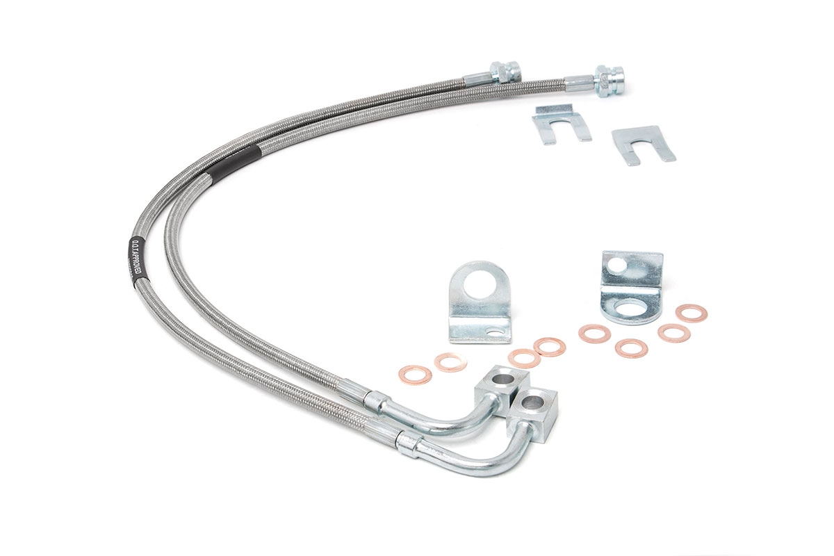 Front Extended Stainless Steel Brake Lines for 4-6-inch Lifts 89707
