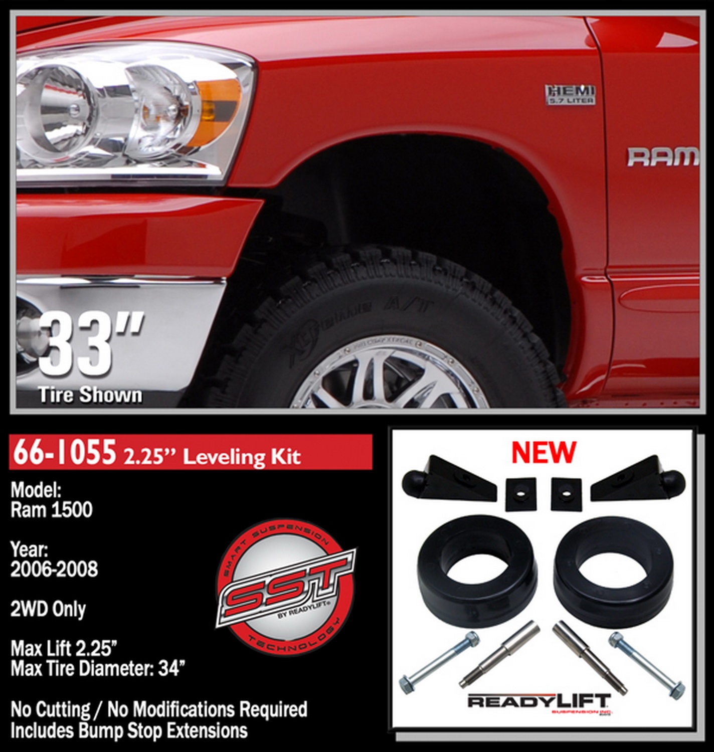 2.25'' Leveling Kit 66-1055