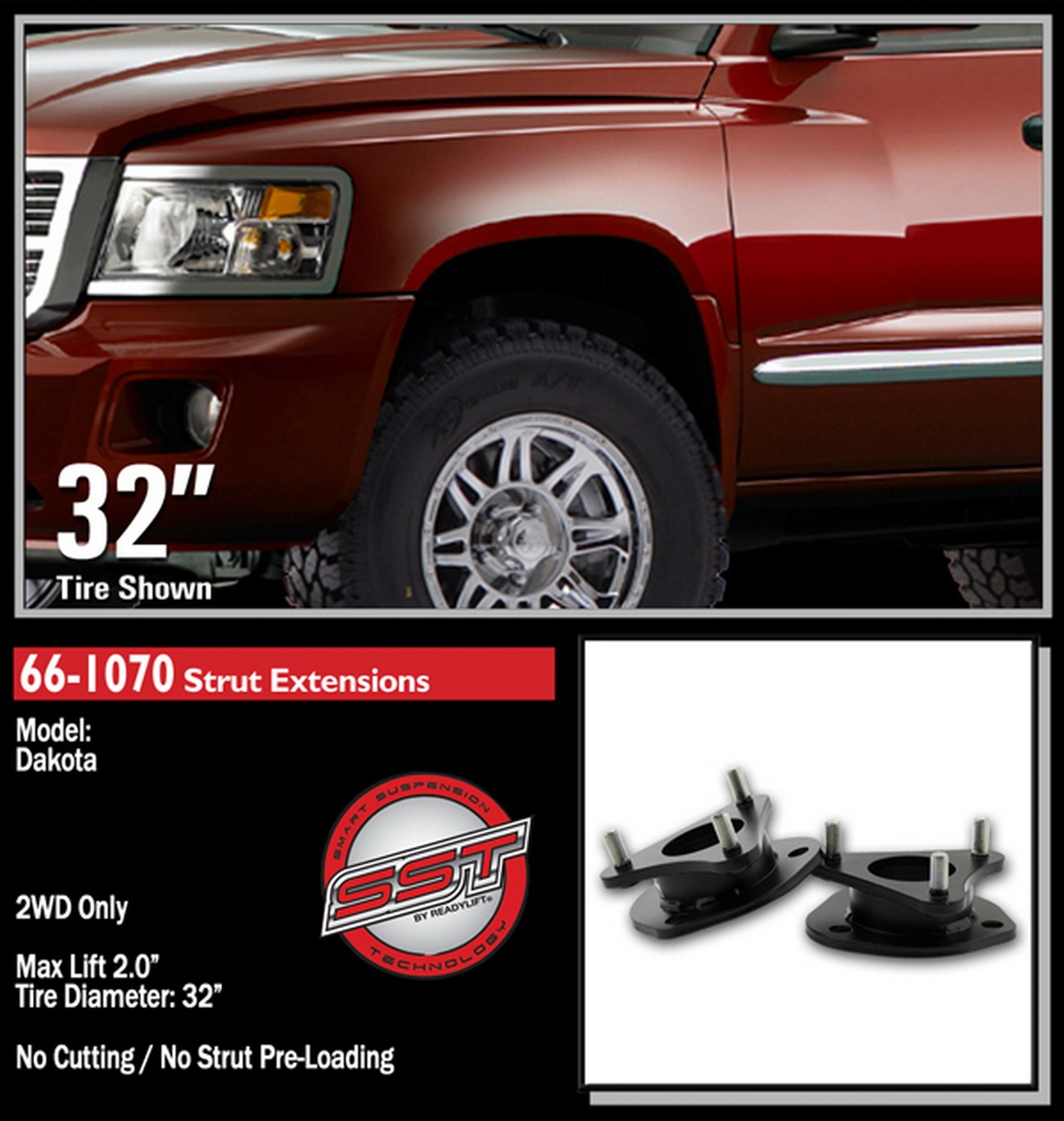 2'' Leveling Kit 66-1070