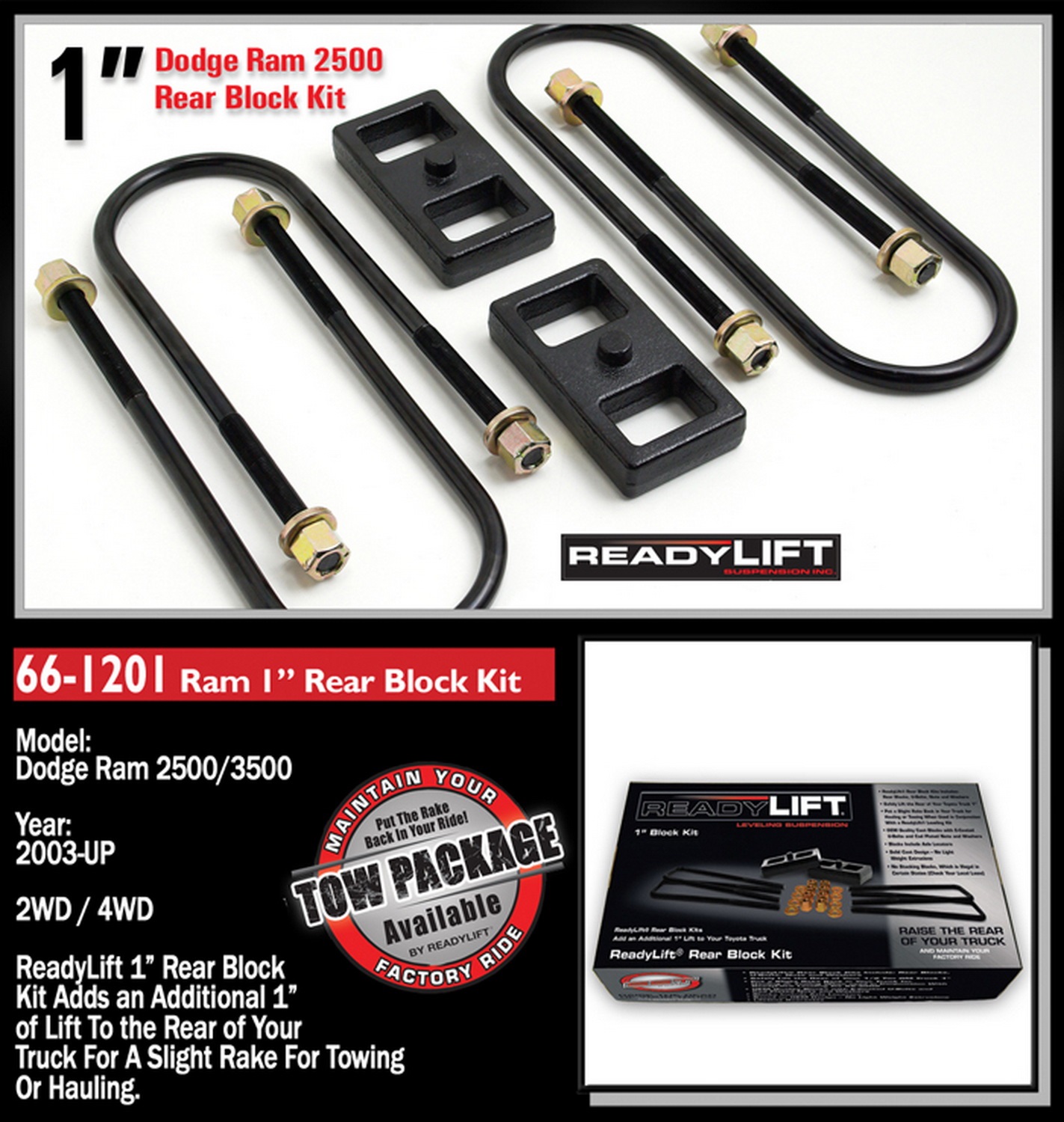Suspension Leaf Spring Block Kit 66-1201