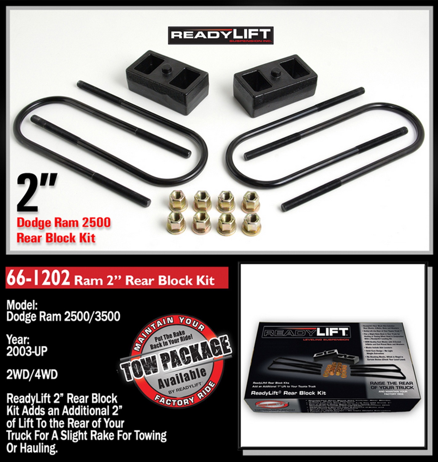 Suspension Leaf Spring Block Kit 66-1202