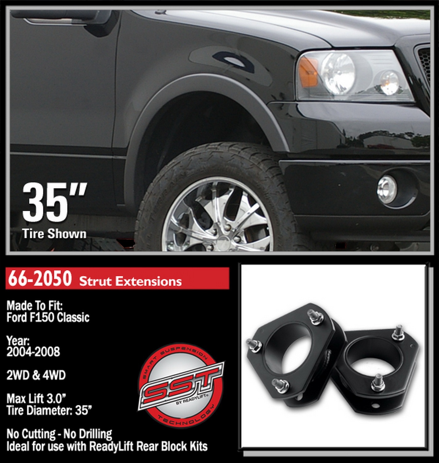 3'' Suspension Leveling Kit 66-2050