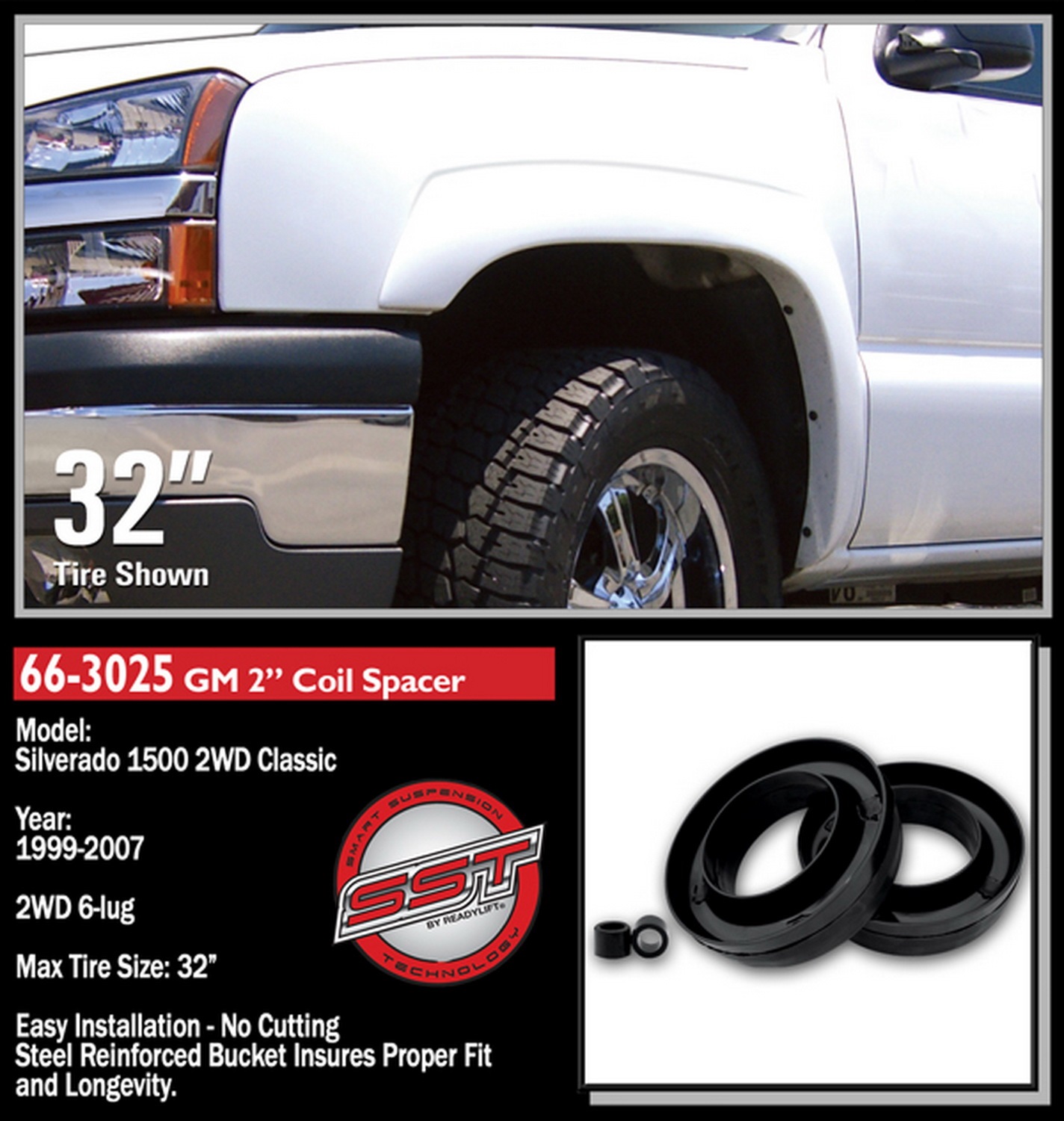 2'' Front Suspension Leveling Kit 66-3025
