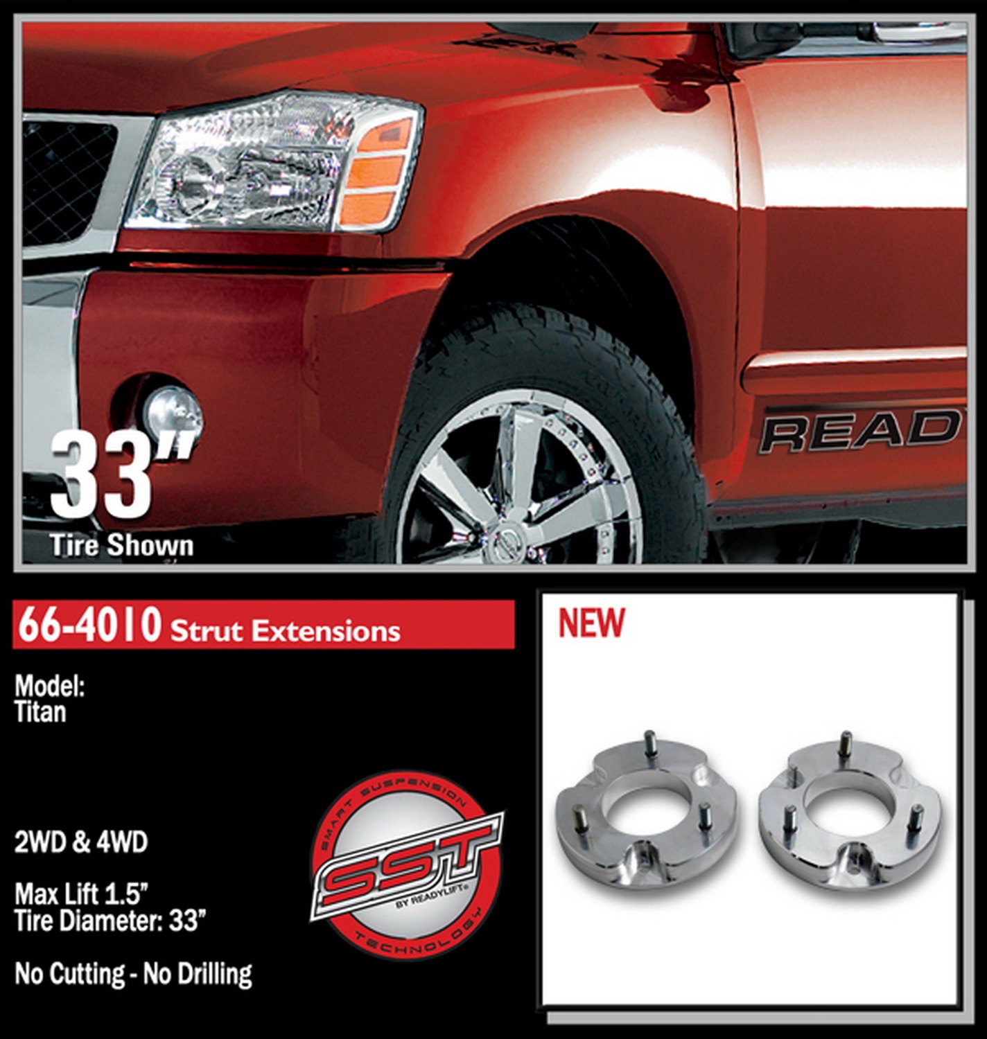 1.5'' Front Suspension Leveling Kit 66-4010