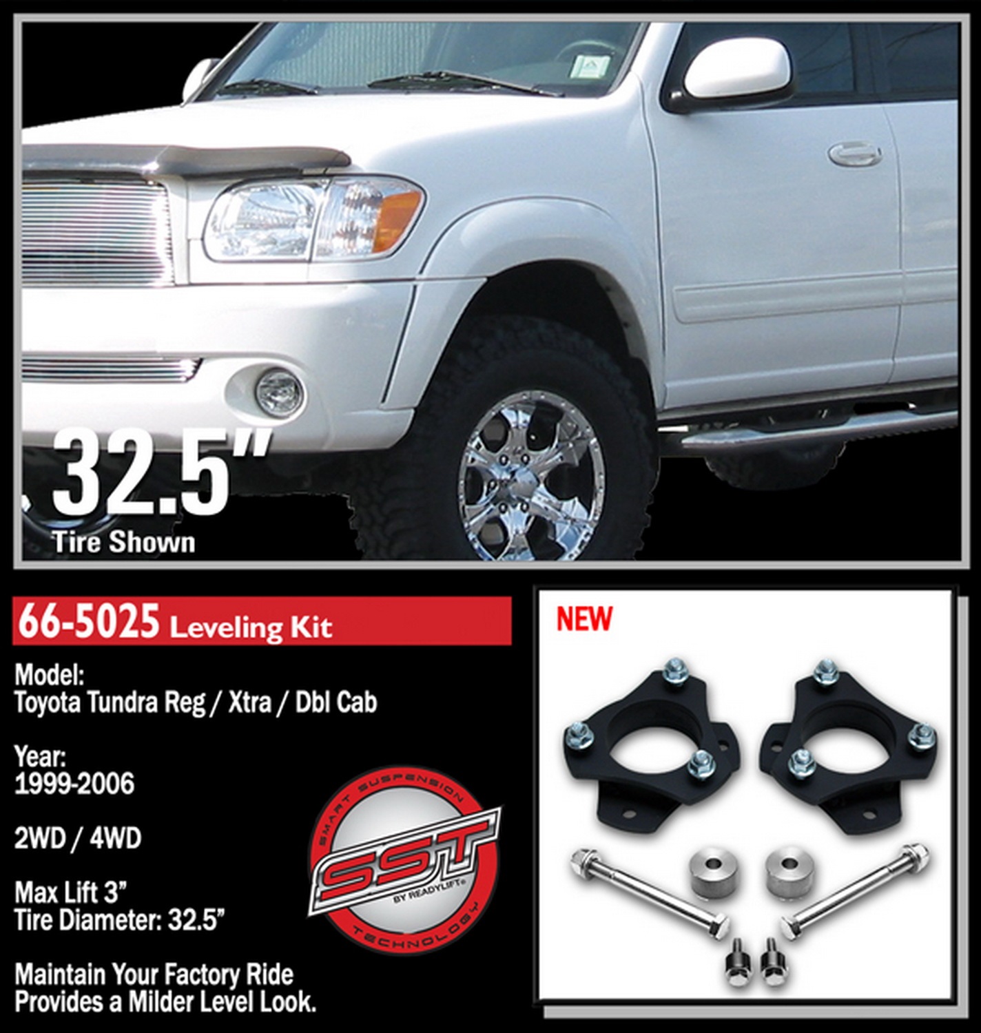 2.5'' Front Suspension Leveling Kit 66-5025