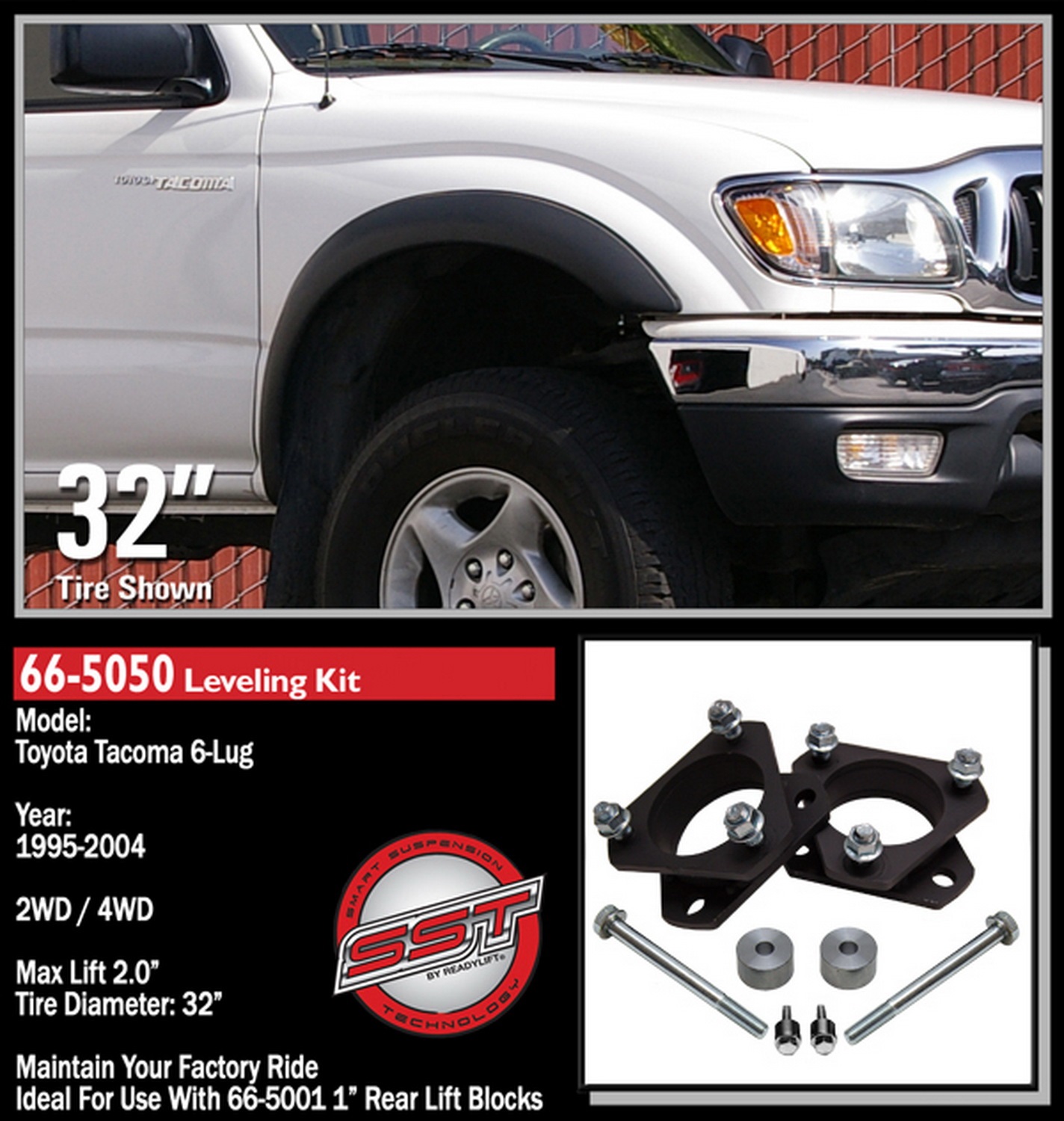 2'' Front Suspension Leveling Kit 66-5050