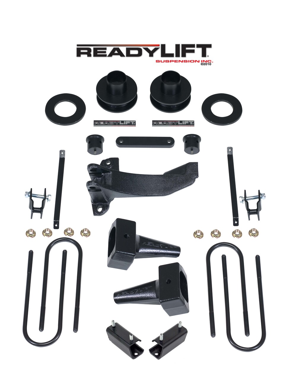 2.5'' SST Lift Kit with 4'' Rear Tapered Blocks - 1 pc Drive Shaft without Shock 69-2513