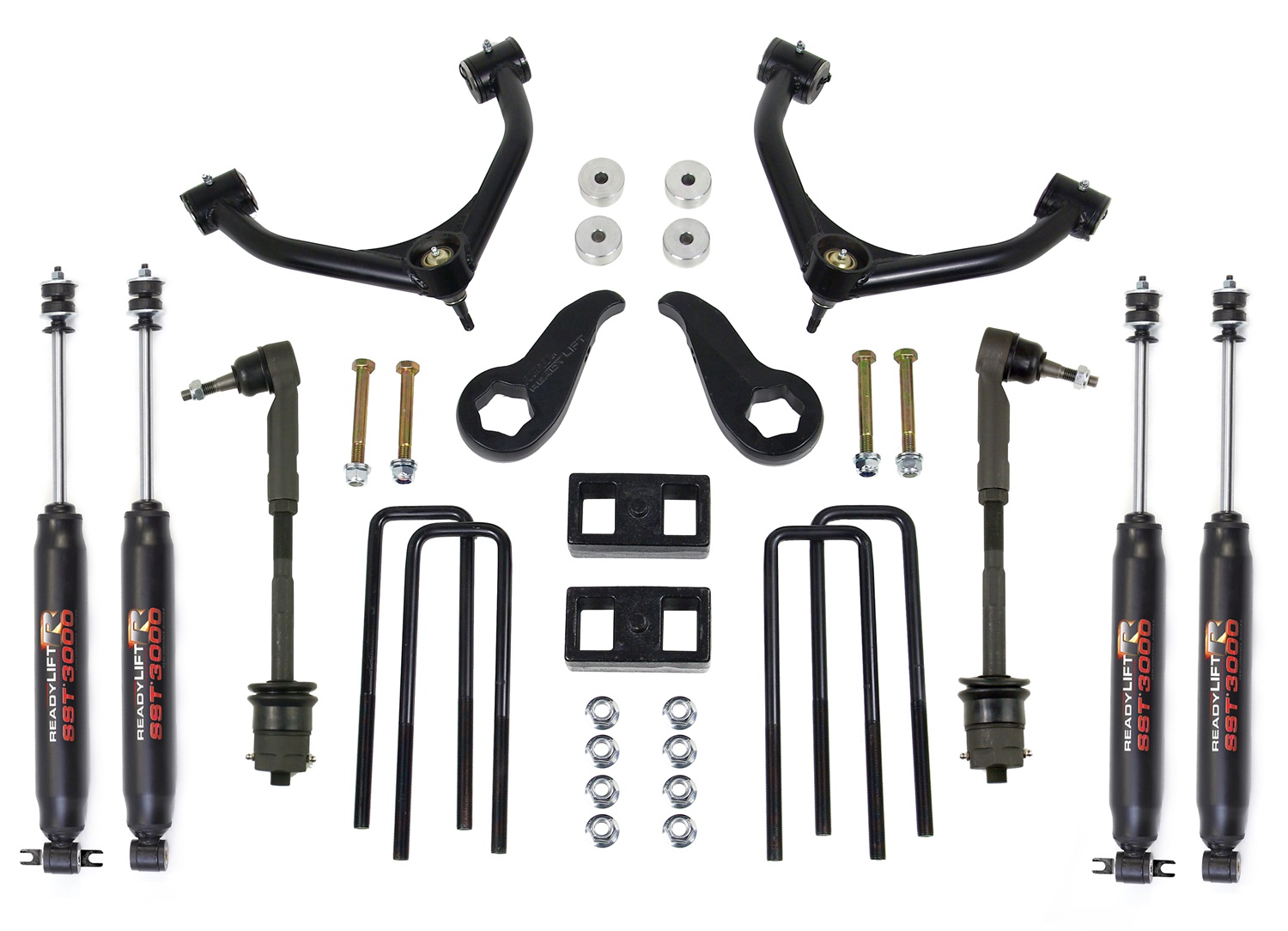 3.5'' SST Lift Kit Front with 2'' Rear with Upper Control Arms 69-3512