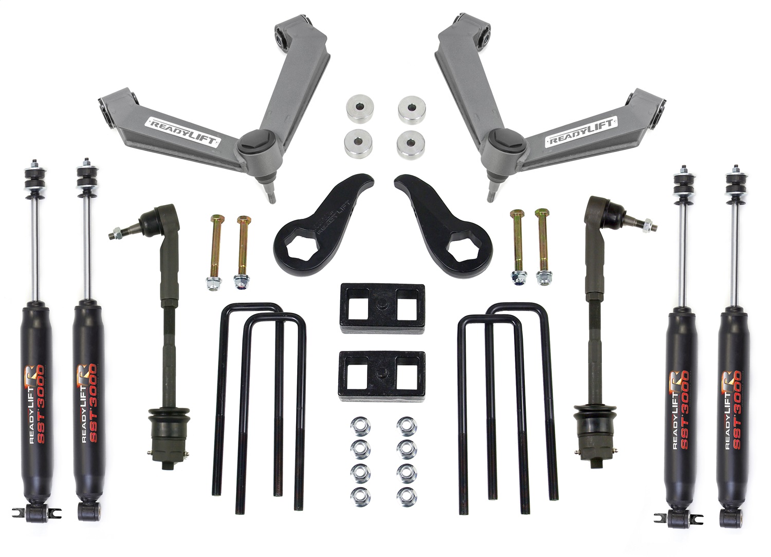 3.5'' SST Lift Kit Front with 2'' Rear with Fabricated Control Arms 69-3514