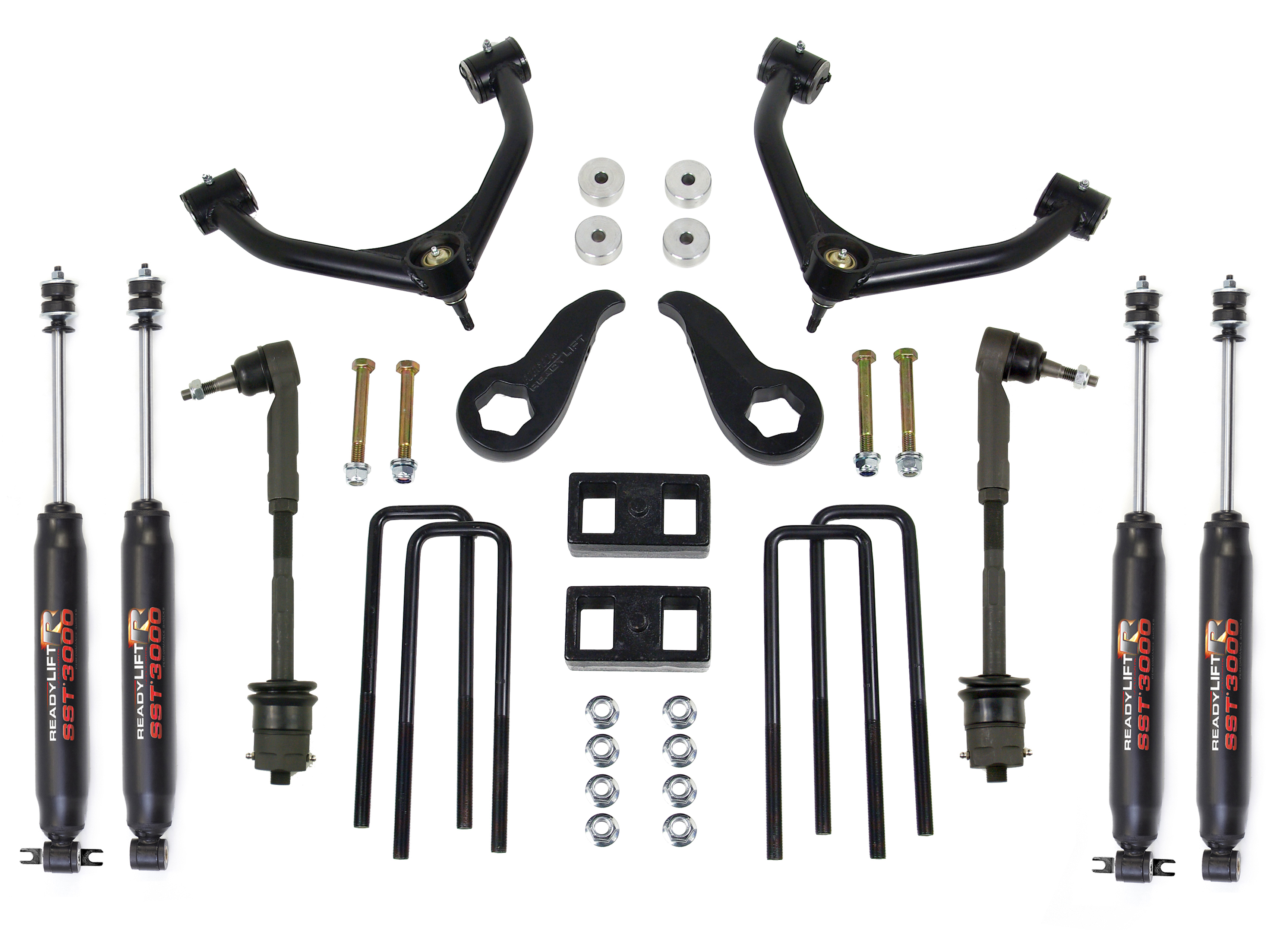 3.5'' SST Lift Kit Front with 2'' Rear with Upper Control Arms 69-3522