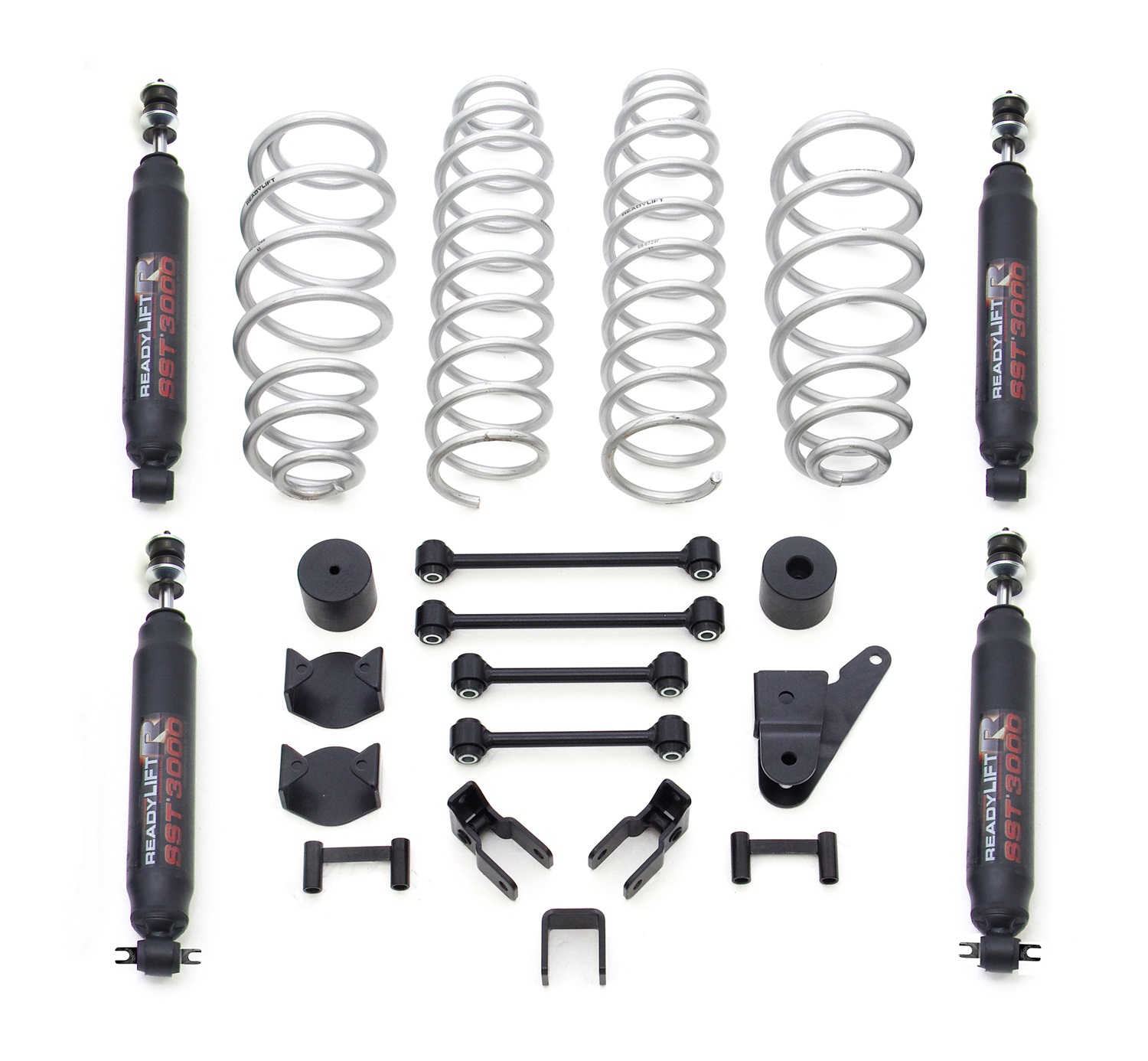 4'' SST Coil Spring Lift Kit with SST3000 Shocks 69-6401