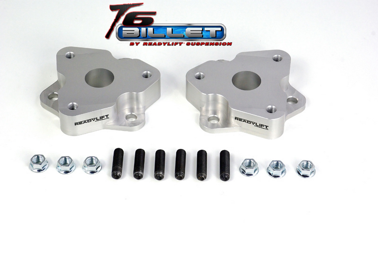 2.0in. T6 Billet Alum Leveling Kit Anodized; Silver T6-1030-S