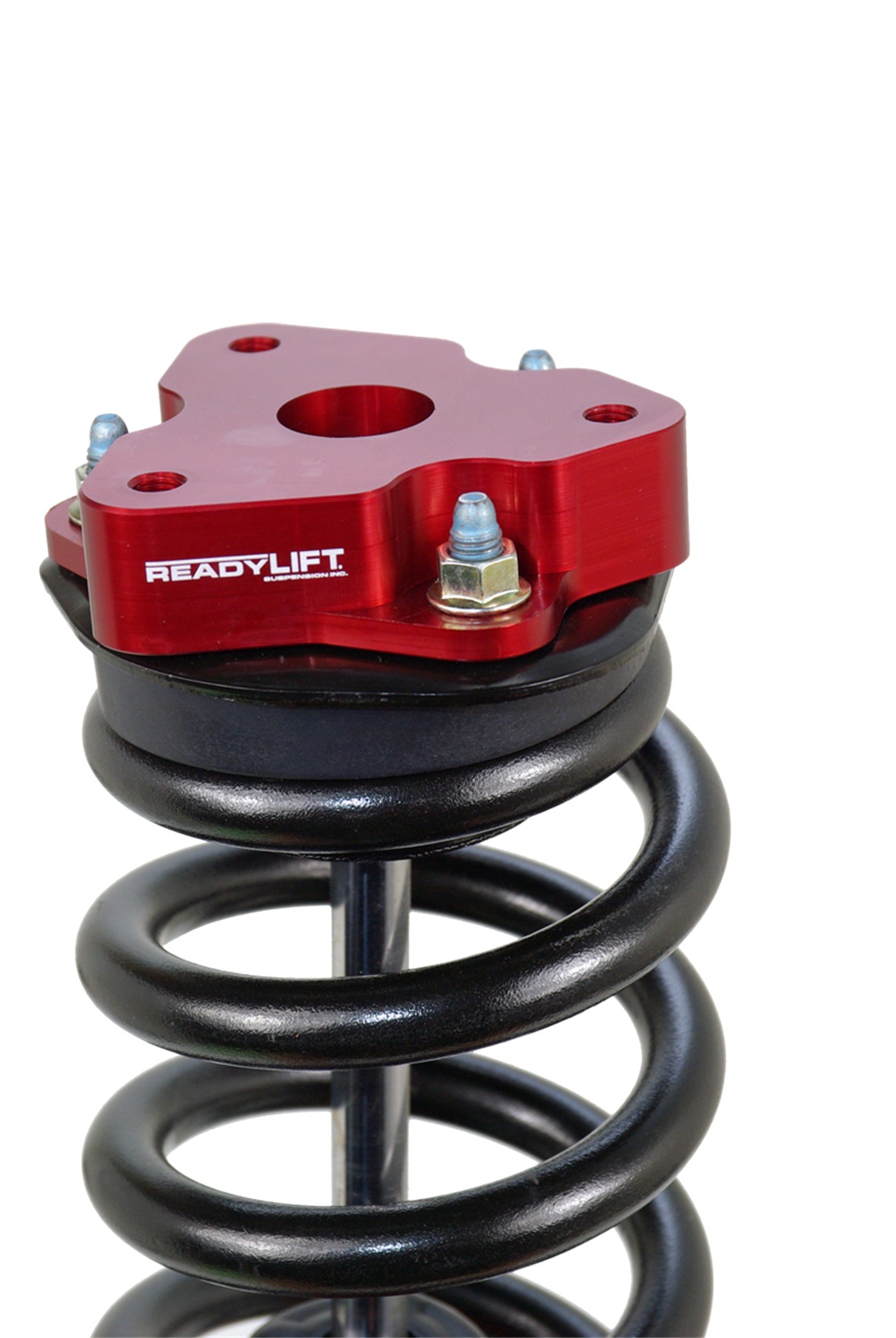2.0in. T6 BILLET ALUMINUM LEVELING KIT ANODIZED; RED IN COLOR T6-4000-R