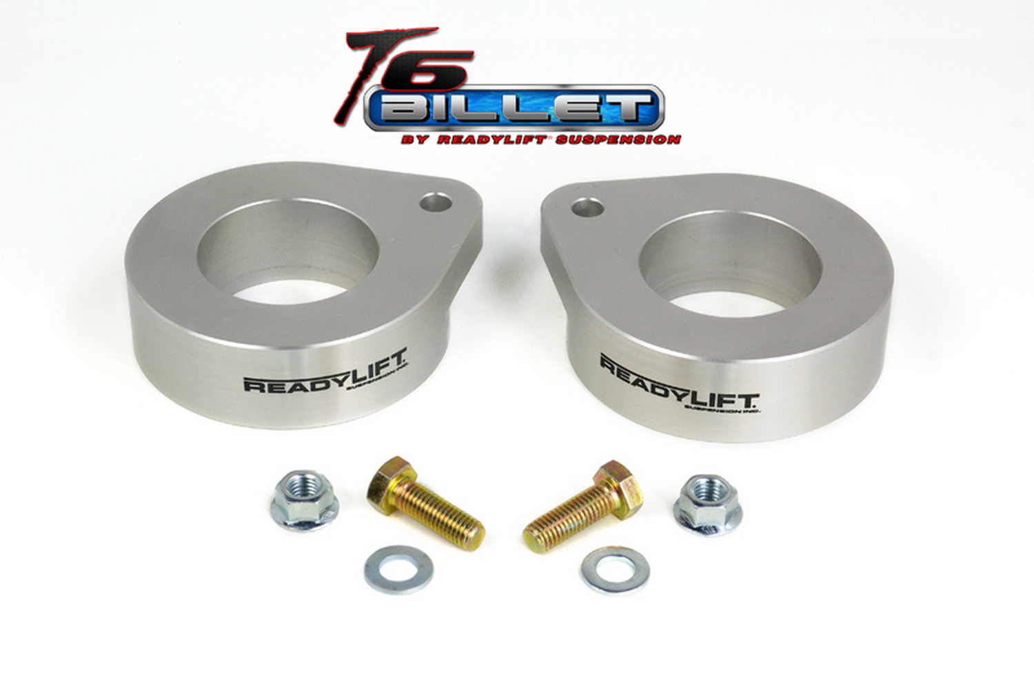1.5in. T6 Billet Alum Leveling Kit Anodized; Silver T6-6091-S