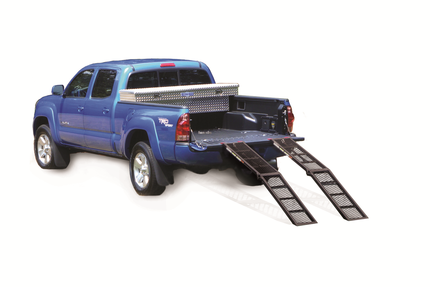Black Steel Center Folding Straight Loading Ramp (750lb Each)-30 SFR 25810067