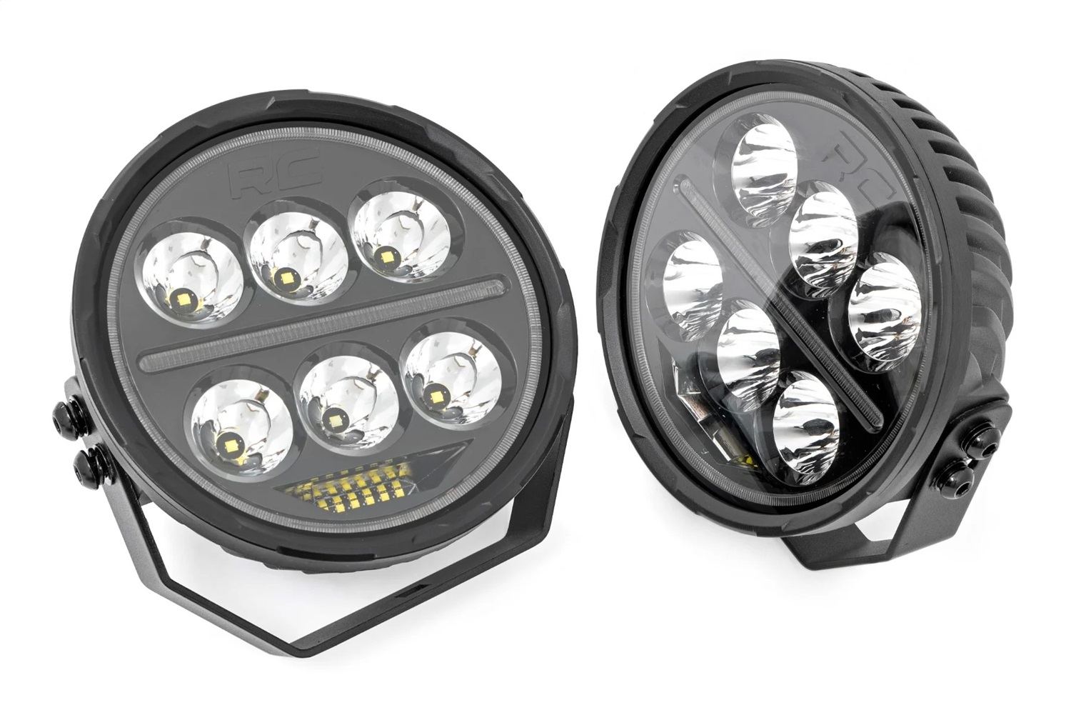 Black Series Halo LED Light Pair 70805A