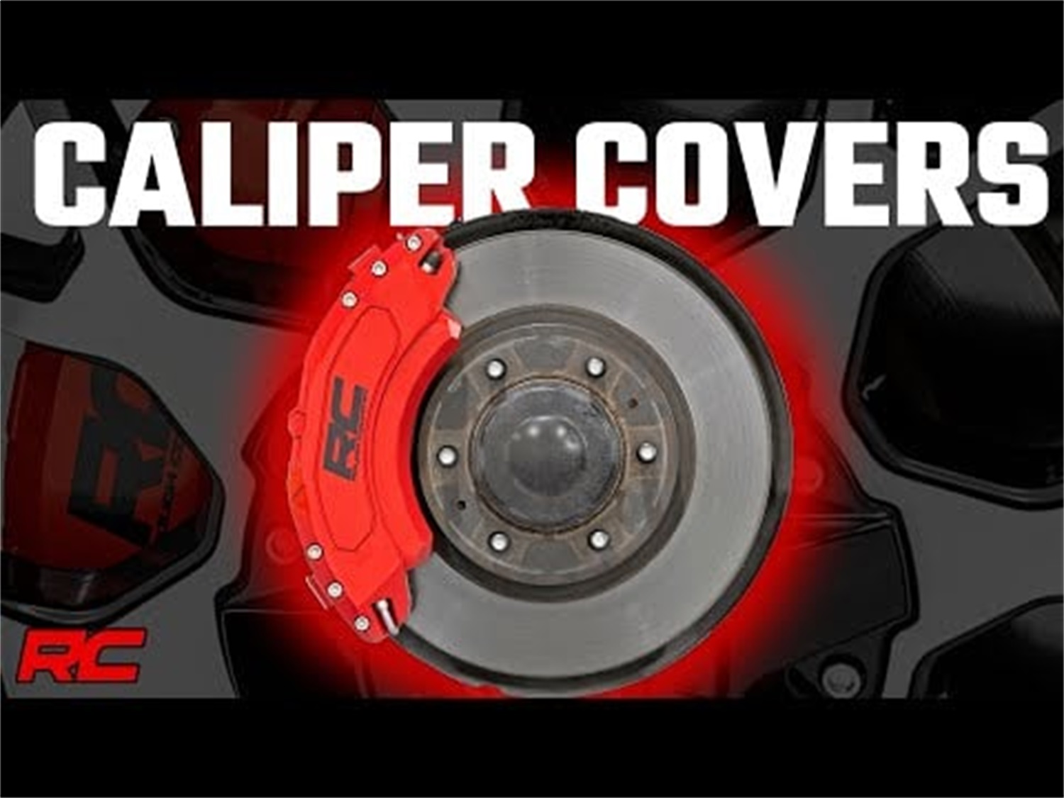 Caliper Covers | Front and Rear | Red | Ford F-150 2WD/4WD (2021-2023) 71144A