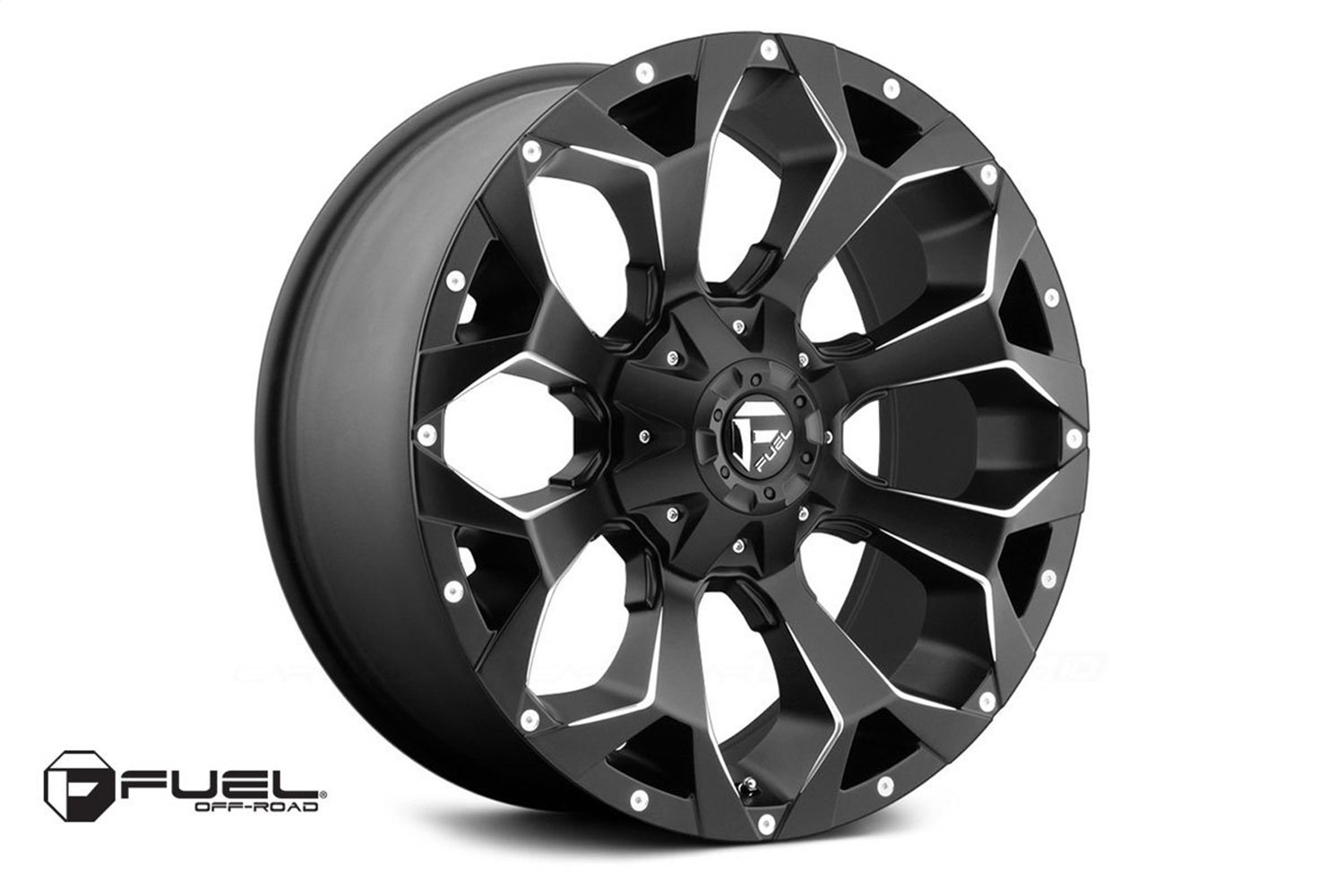 Fuel Assault One-Piece Matte-Black Wheel D54620909850