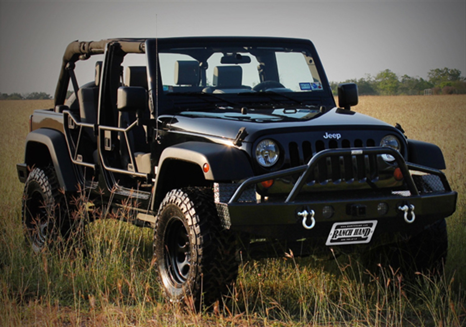 JEEP SPORT BULLNOSE FRONT BUMPER BTJ071BLR