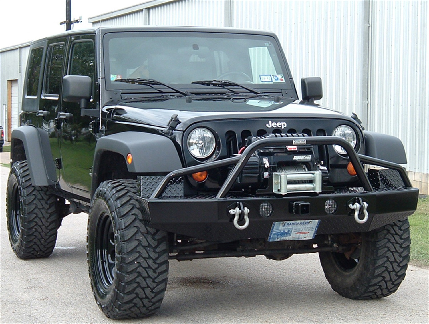 JEEP SPORT WINCH PLATE WPJ071BL1