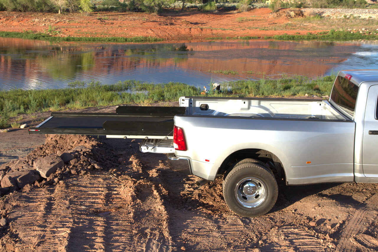 Slide Out Cargo Tray, 2650lb capacity, 100% ext 28 bearings, Alum Tie-Down Rails CG2750XL-CUSTOM