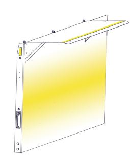 WallSlide 24 inch LED Lighting Kit for Left Wall WSL024L