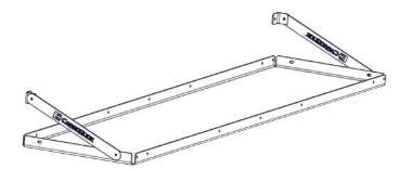 WallSlide Basic Wall Shelving 72L 16W WSSHELF-7216
