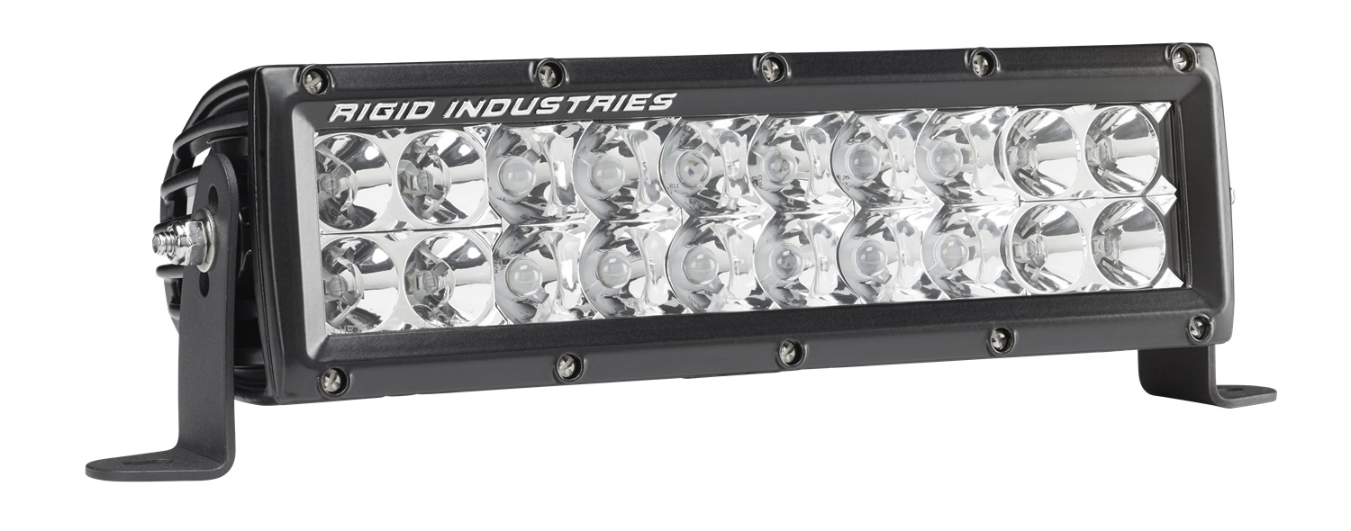 RIGID E-Series, E-Mark Certified, Spot/Flood Combo, 10 Inch, Black Housing-110312EM