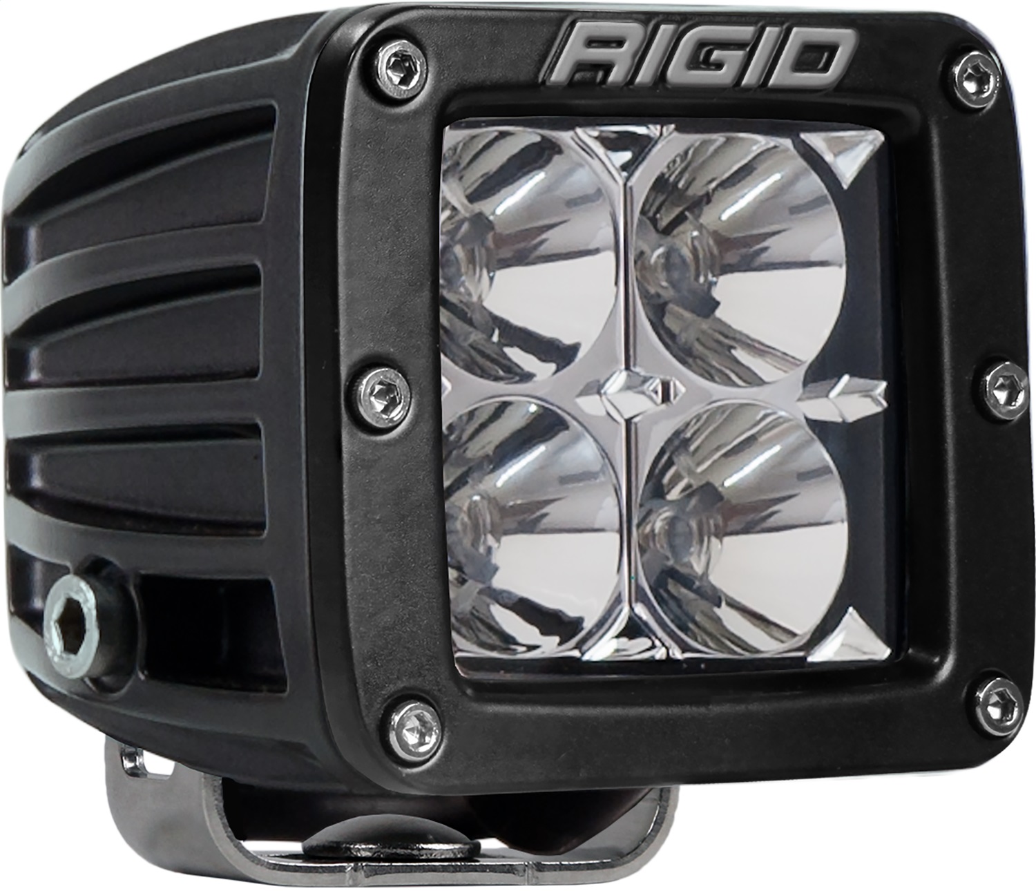 RIGID D-Series PRO LED Light, Flood Optic, Surface Mount, Single-201113