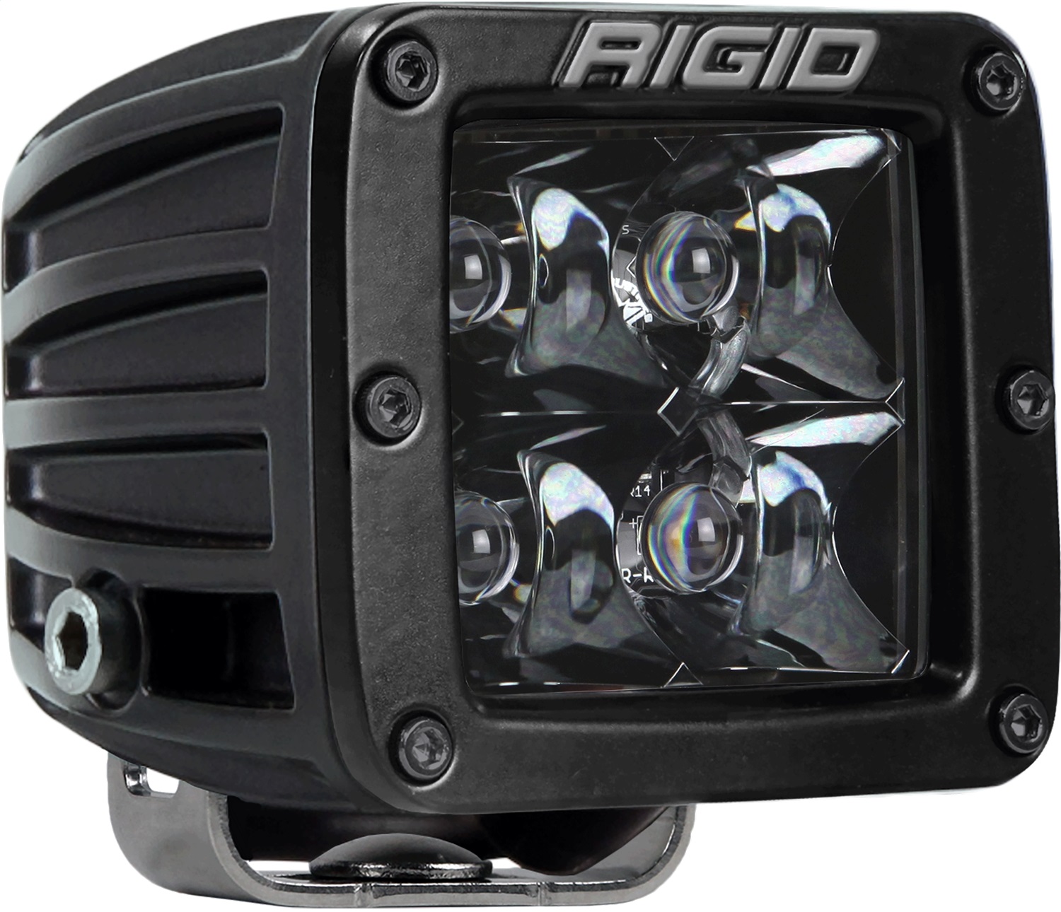 RIGID D-Series PRO Midnight Edition, Spot Optic, Surface Mount, Single-201213BLK