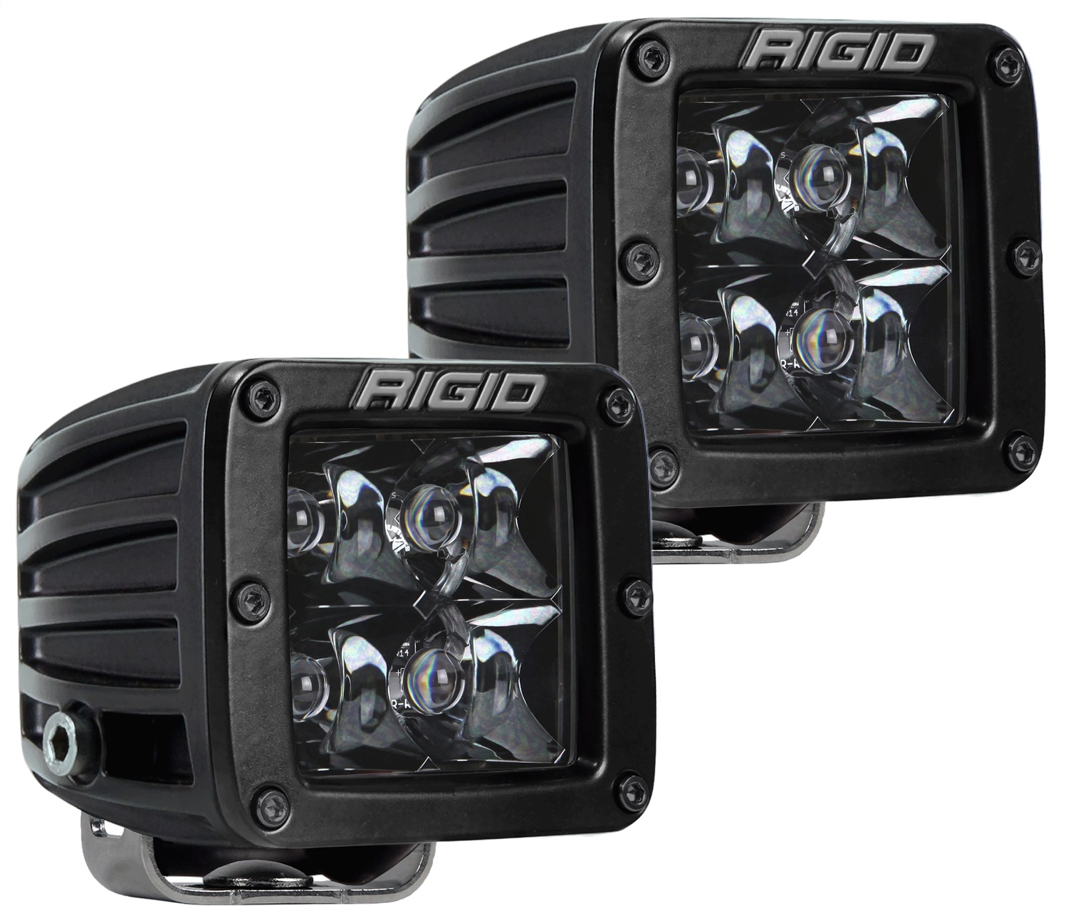 RIGID D-Series PRO Midnight Edition, Spot Optic, Surface Mount, Pair-202213BLK
