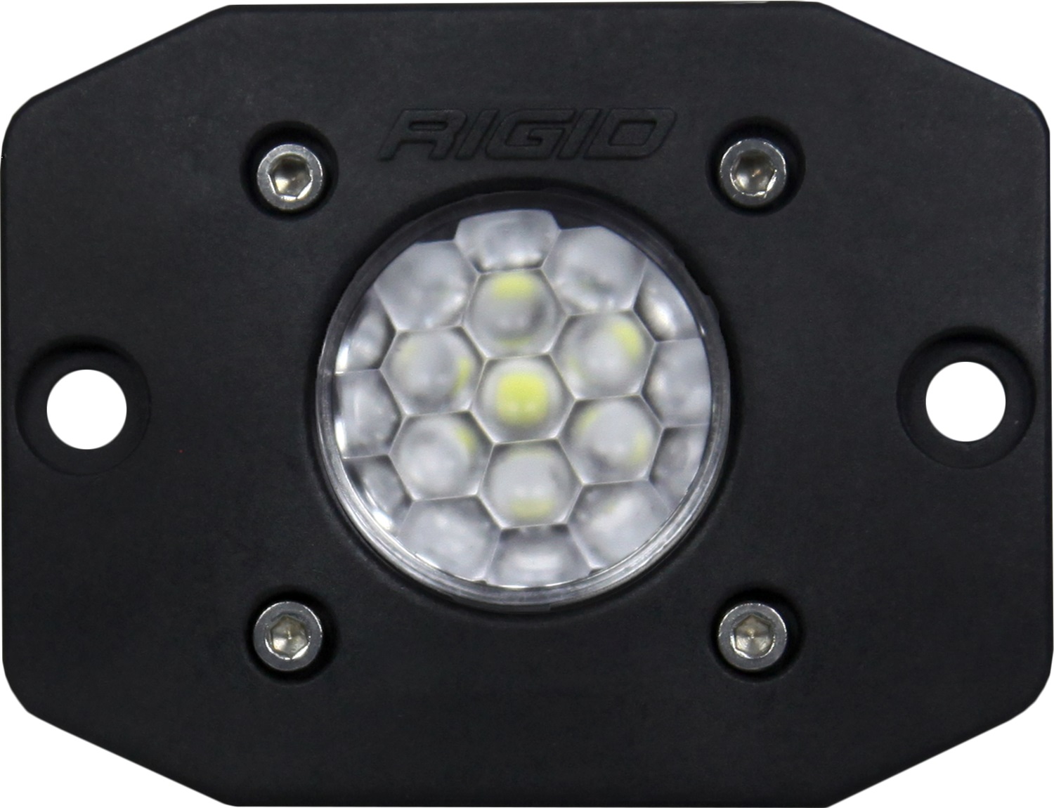 RIGID Ignite LED Light, Diffused Lens, Flush Mount, Black Housing, Single-20631