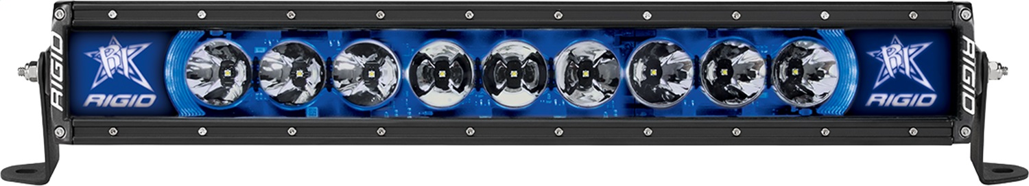 RIGID Radiance Plus LED Light Bar, Broad-Spot Optic, 20 Inch With Blue Backlight-220013