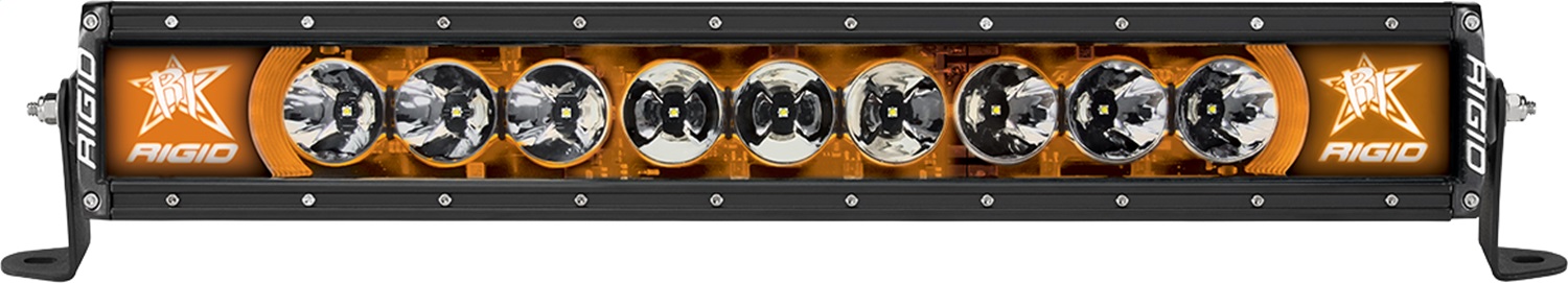 RIGID Radiance Plus LED Light Bar, Broad-Spot Optic, 20Inch With Amber Backlight-220043